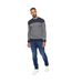 Mens Howland Crew Neck Jumper Navy Bewley & Ritch-4