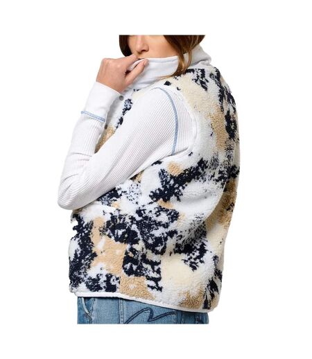 Veste sans manches camouflage blanc femme kaporal vadel