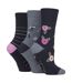 Gentle Grip - 6 Paires Chaussettes Femme Coton Douces Sans Élastique-3