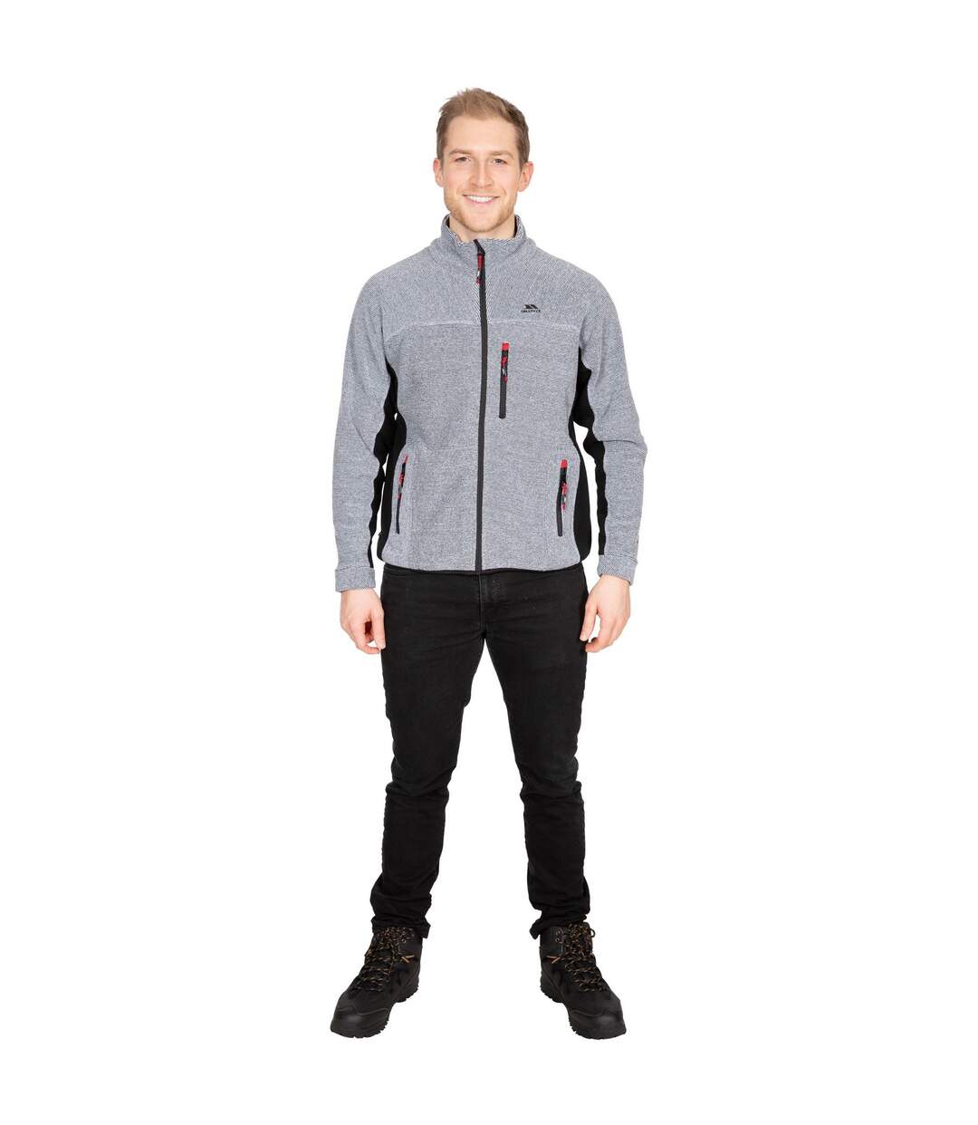 Trespass Mens Jynx Full Zip Fleece Jacket (Platinum) - UTTP256-1