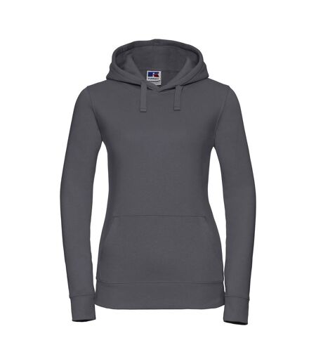 Sweat À Capuche Authentic Femme Gris Foncé Russell
