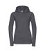 Sweat À Capuche Authentic Femme Gris Foncé Russell-1