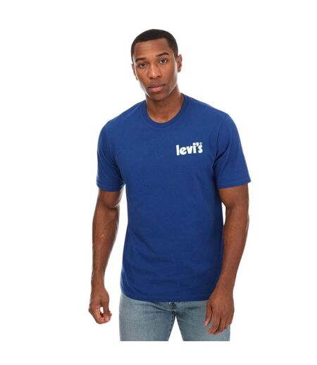 T-shirt Motif/style Logo Homme Bleu Foncé Levis