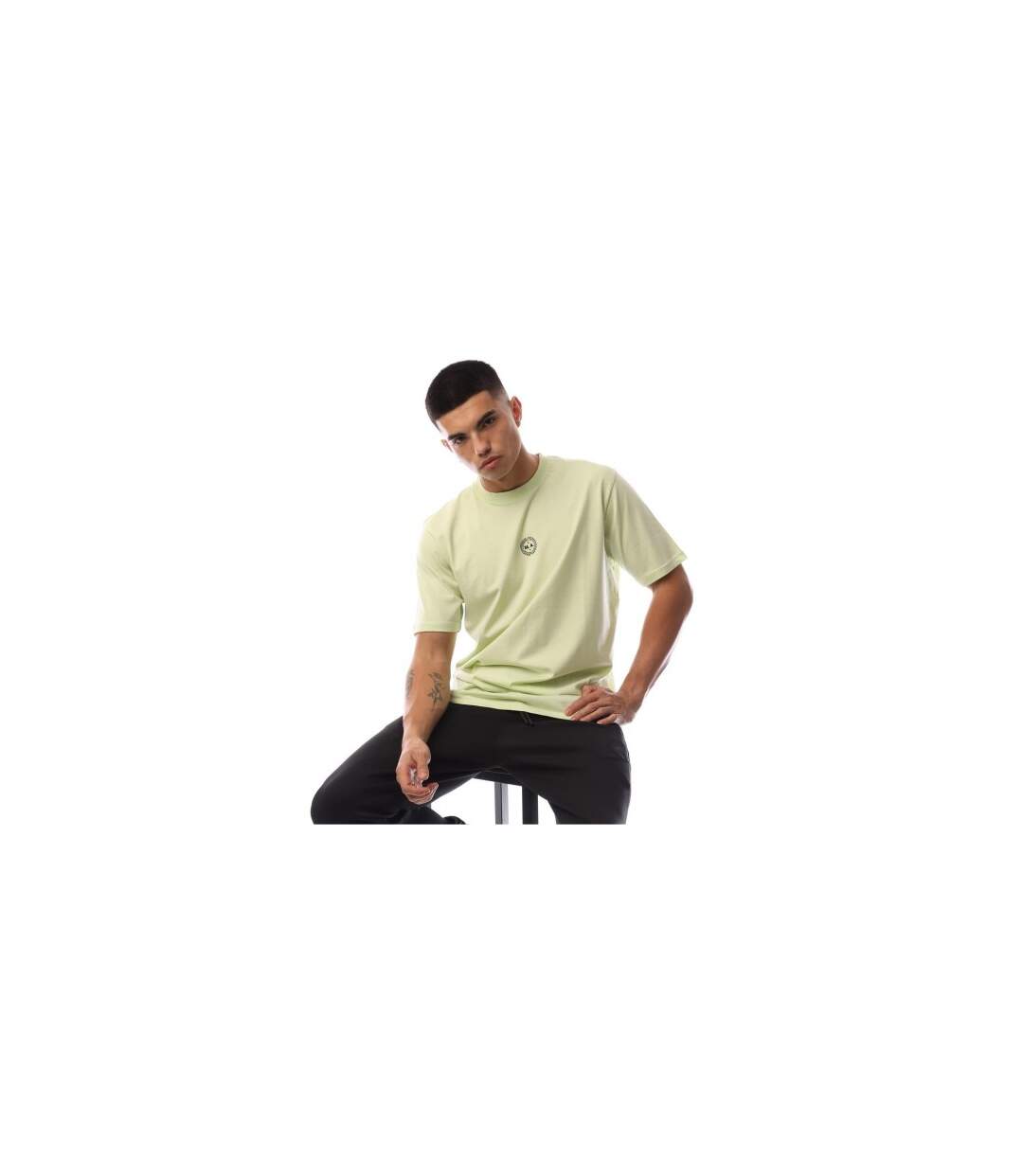T-shirt Motif/style Logo Homme Vert Clair Marshall Artist-1