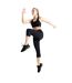 Legging Sport Motif/style Imprimé Tirets Femme Noir Regatta-4