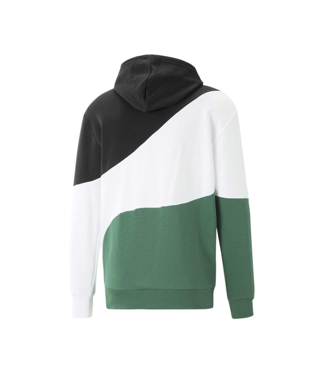 Sweat à Capuche Vert/Noir Homme Puma 673786 - S