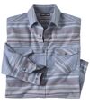 Gestreiftes Flanellhemd Trendy Atlas For Men