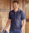 Men's Navy Short Sleeve Polo Shirt Atlas For Men