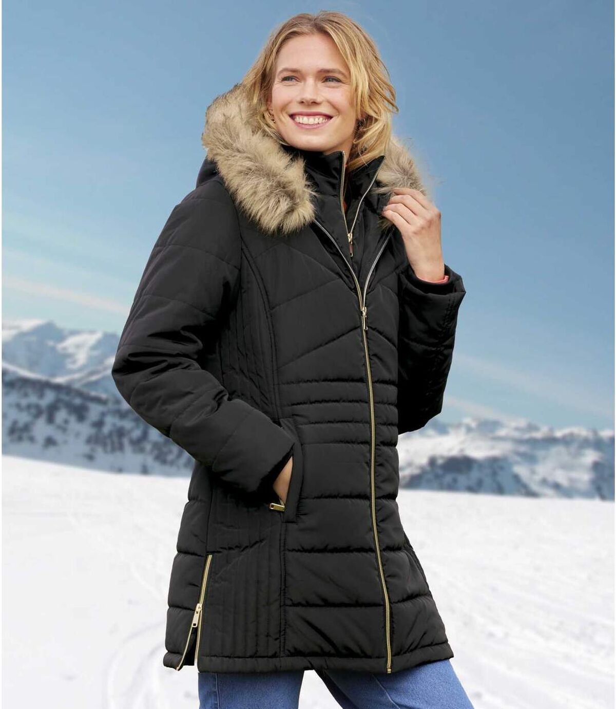 Women's Winter Chill Padded Jacket - Black  Atlas For Men