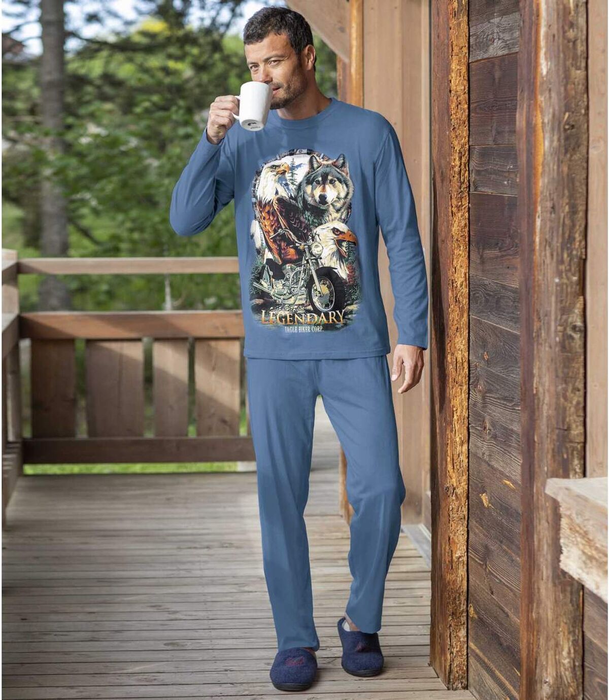 Pyjama Legendary Evasion aus Jersey Atlas For Men