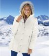 Halflange winterjas met capuchon Atlas For Men