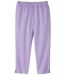 Women's Lilac Twill Cropped Treggings  