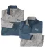 Pack of 2 Men's Mottled Fleece Sweatshirts - Blue Grey-3