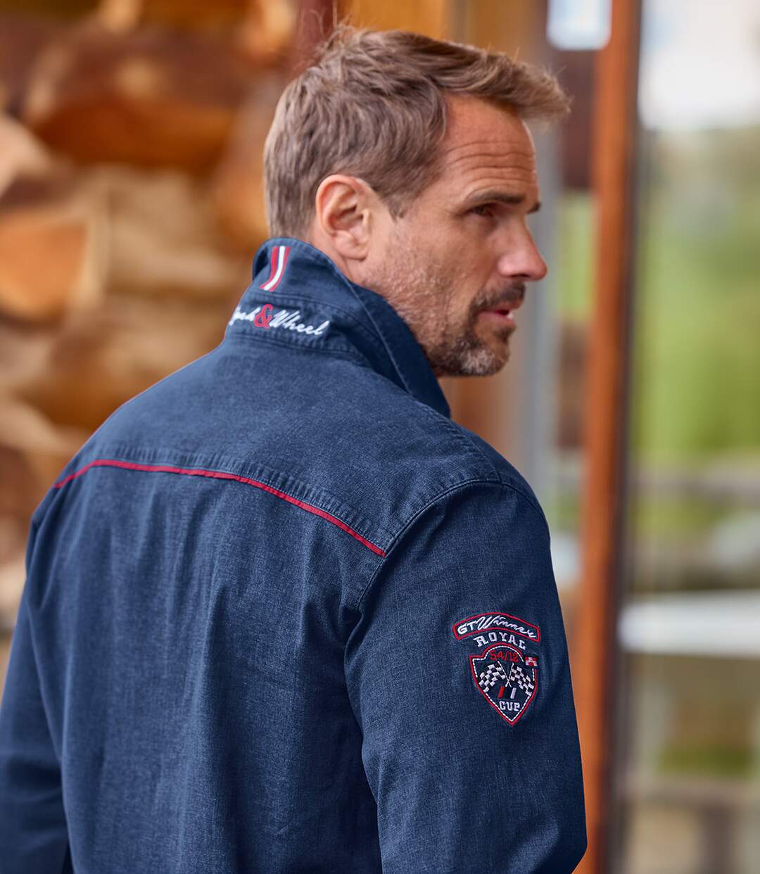 Denim overhemd Racing-8