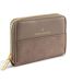Women's Taupe Dual Fabric Wallet 