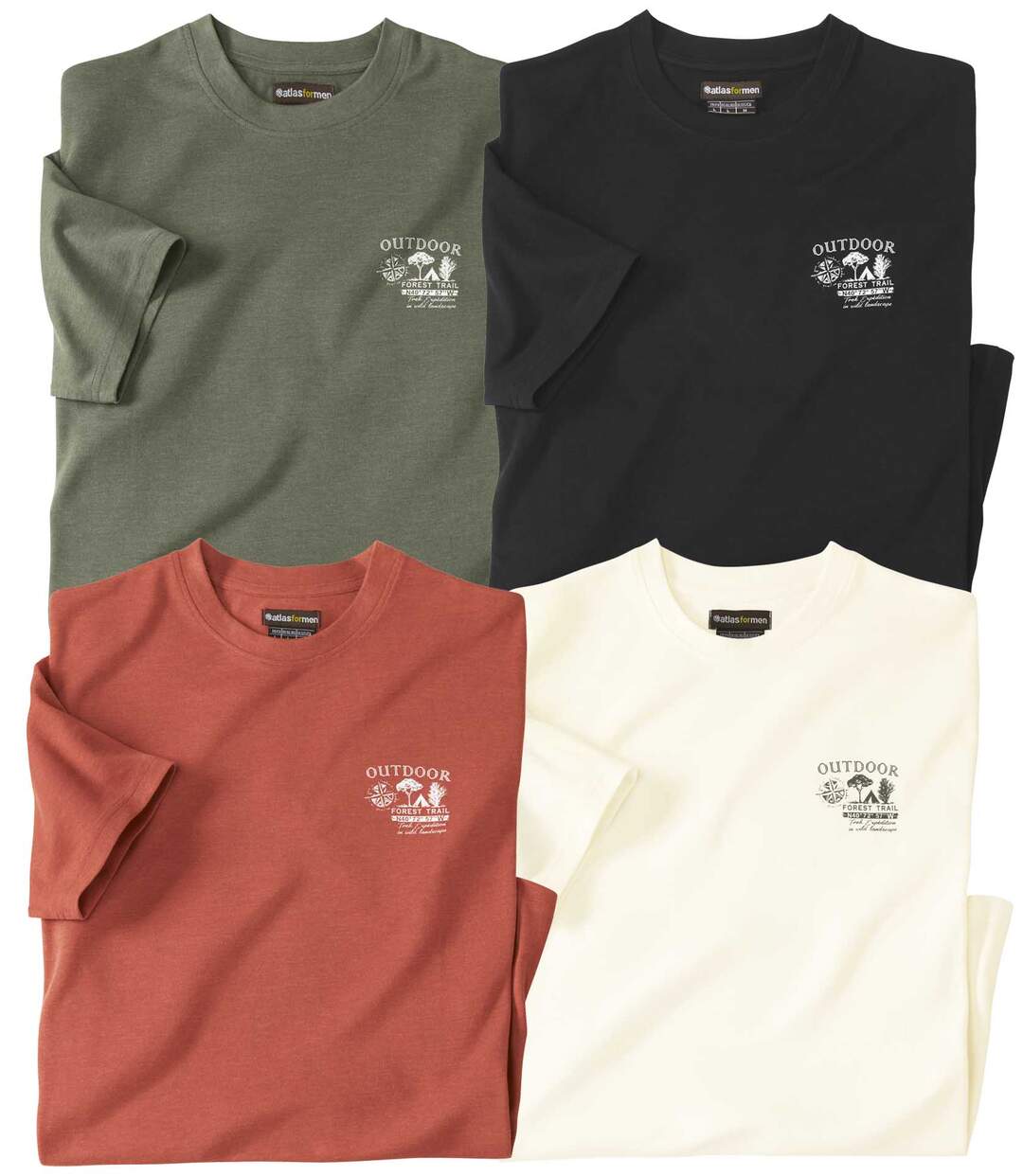 Lot de 4 Tee-Shirts Adventure 