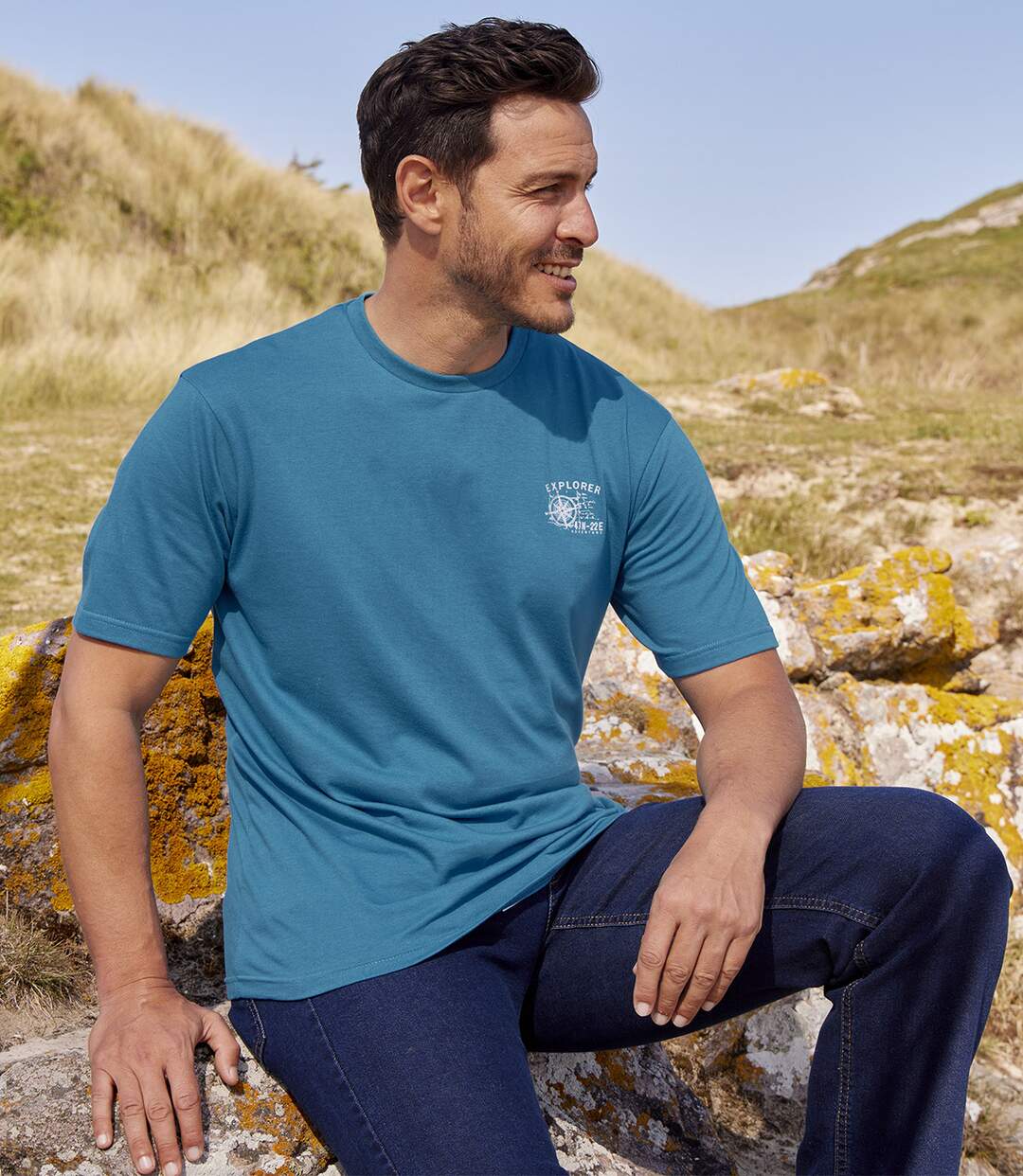 4er-Pack T-Shirts Scotland Explorer Atlas For Men