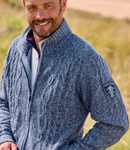 Gilet Tricot Doublé Polaire 