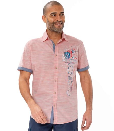 Popelínová letní košile Palma s žíhaným efektem