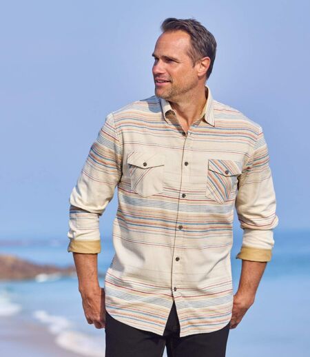 Csíkos flaneling