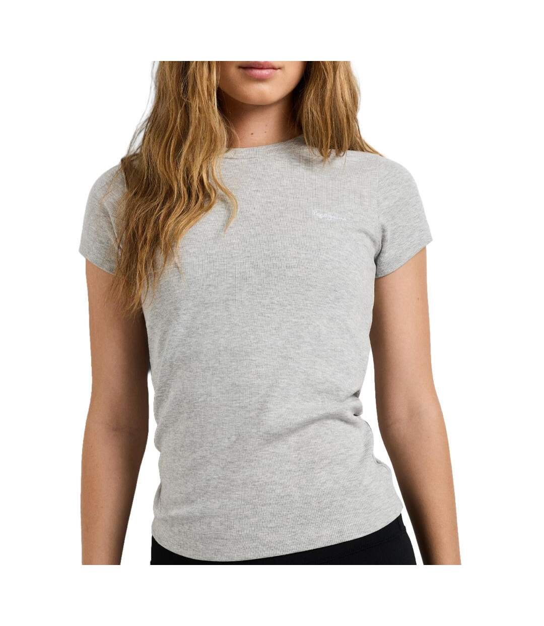 T-Shirt gris femme pepe jeans pl506037-1