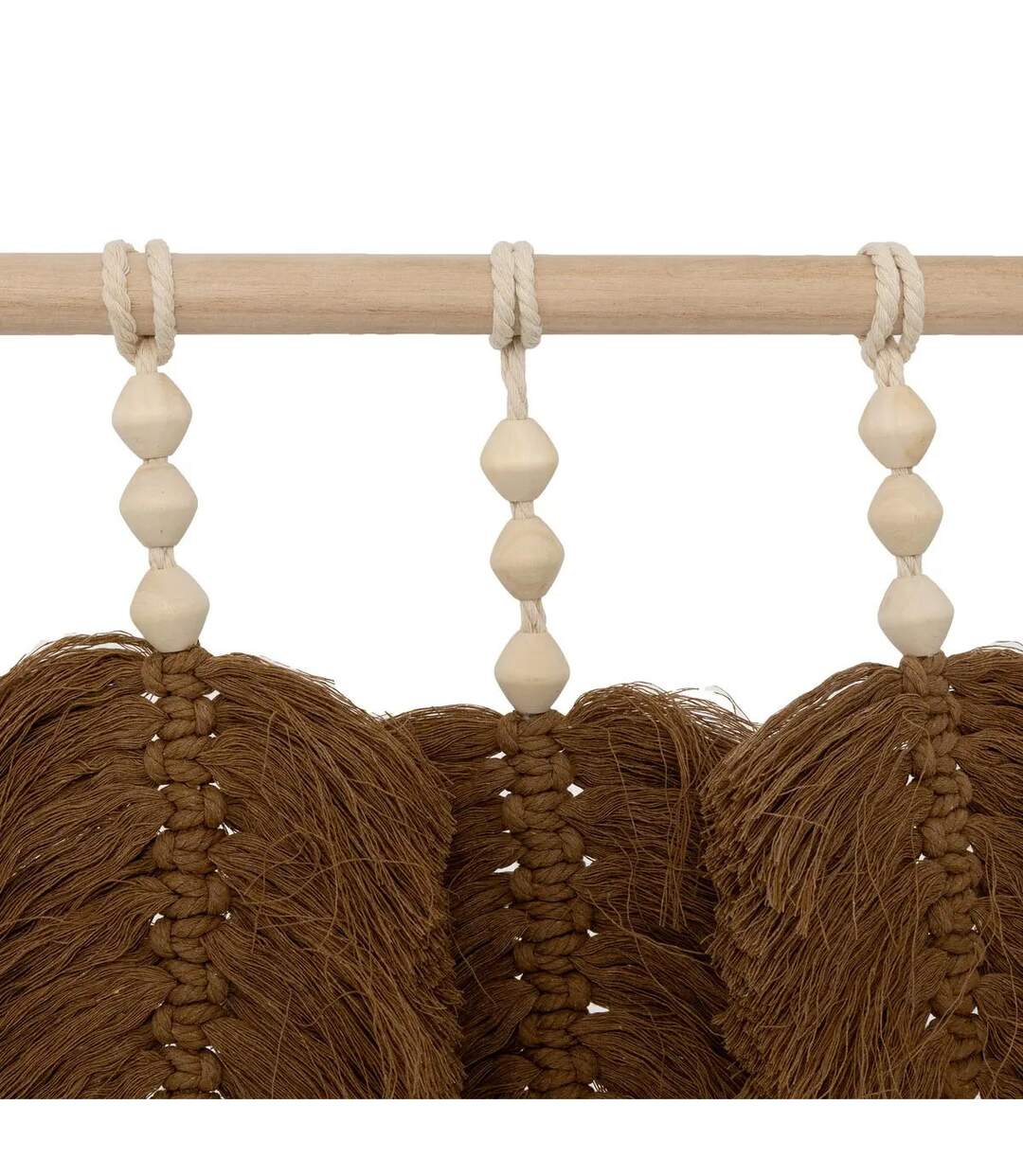 Déco Murale Feuilles en Tissu Odina 58cm Naturel-2