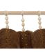 Déco Murale Feuilles en Tissu Odina 58cm Naturel-2