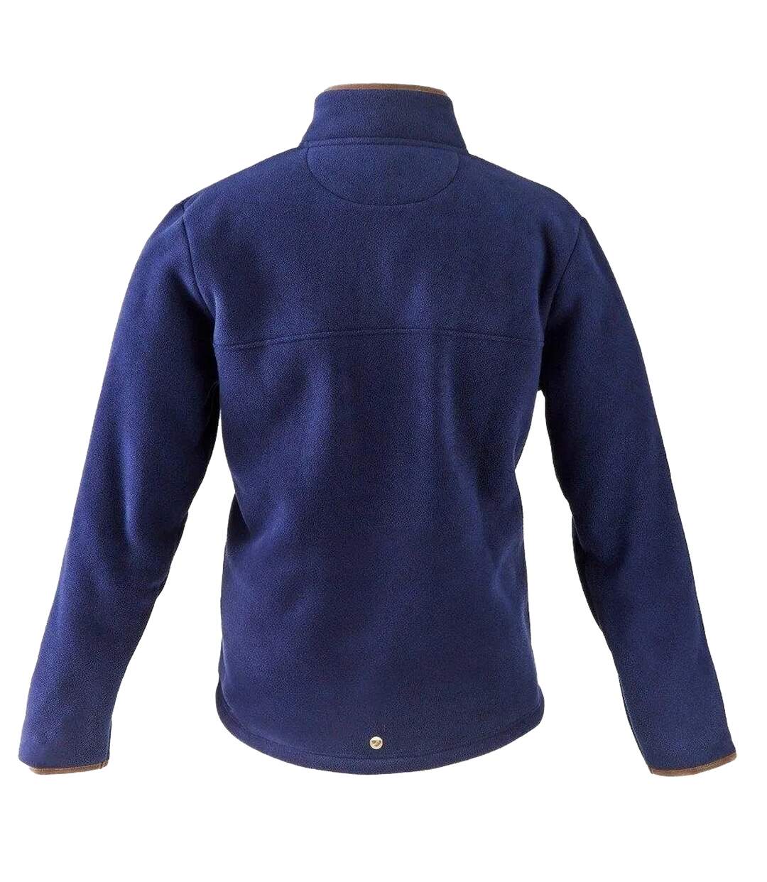 Womens/ladies Core Half Zip Fleece Top Navy Aubrion-2
