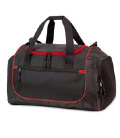 Shugon Piraeus Shoulder Strap Carryall Bag (Pack of 2) (Black/Red) (One Size) - UTBC4440