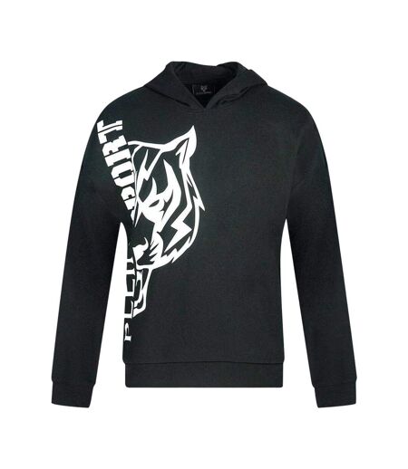 Mens Side Logo Hoodie Black Plein Sport