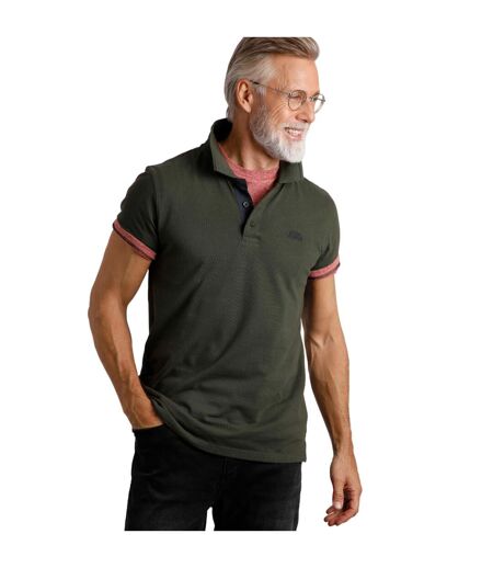 Polo miles homme vert lichen foncé Weird Fish