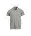 Clique Mens Classic Lincoln Melange Polo Shirt (Grey Melange)