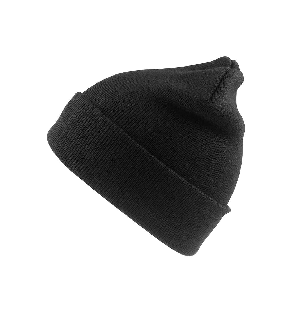 Adults unisex woolly ski hat black Result-2
