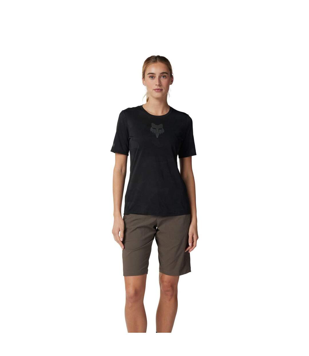 Womens/ladies Trudri Jersey Jersey Black Fox-4