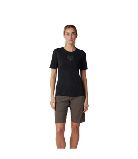 Womens/ladies Trudri Jersey Jersey Black Fox