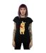 Disney T-shirt en coton mignon Winnie The Pooh Femme/Femme (Noir) - UTBI44844-2