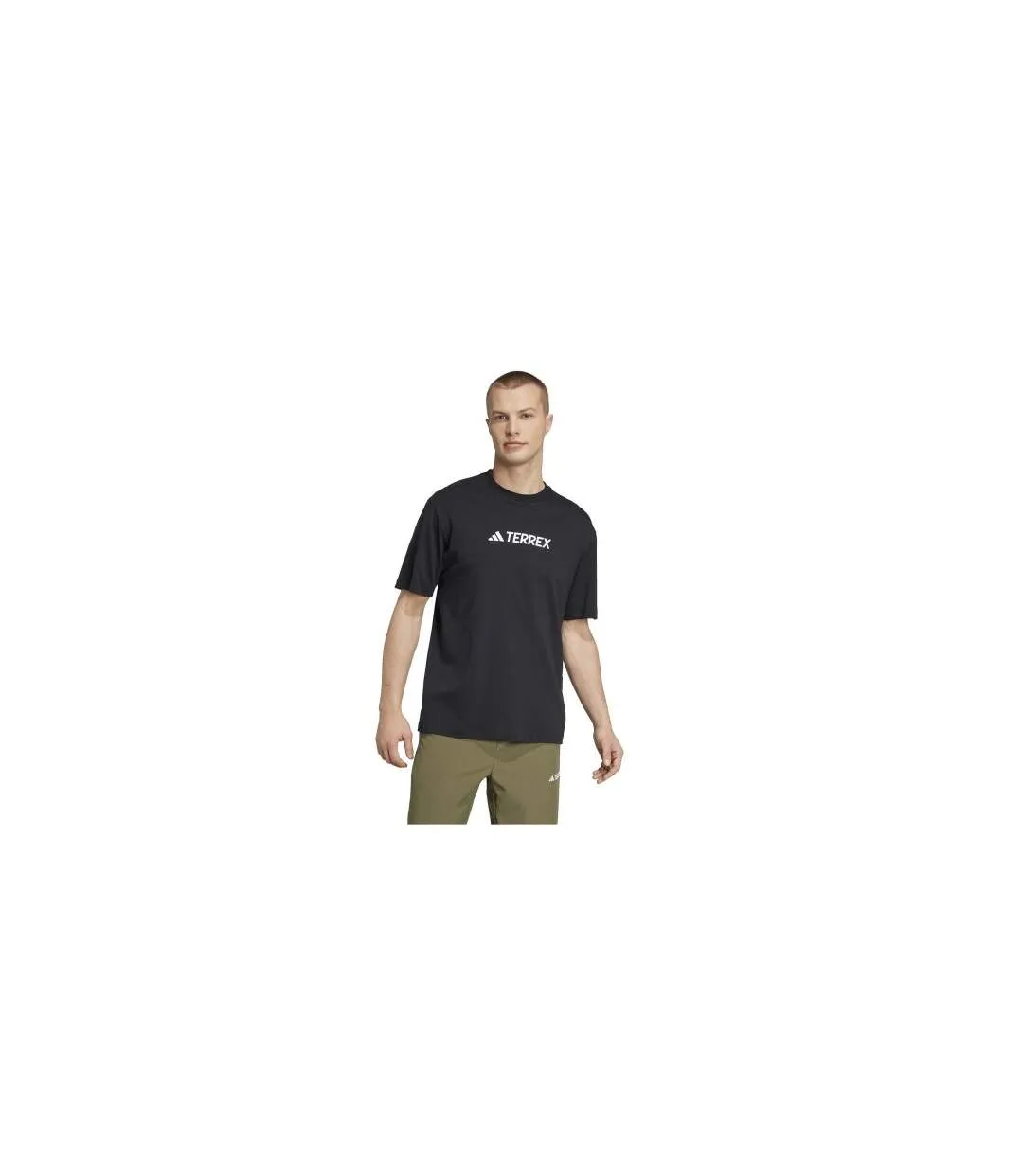 T-shirt Motif/style Logo Terrex Homme Noir Adidas-1