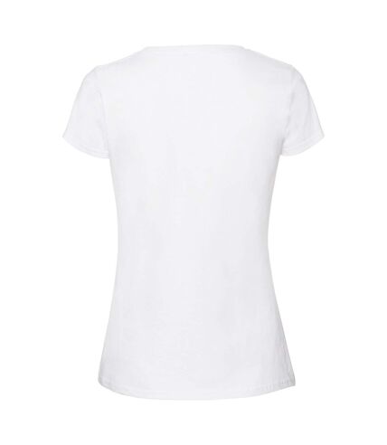 Fruit Of The Loom Womens/Ladies Ringspun Premium T-Shirt (Snow) - UTBC3945