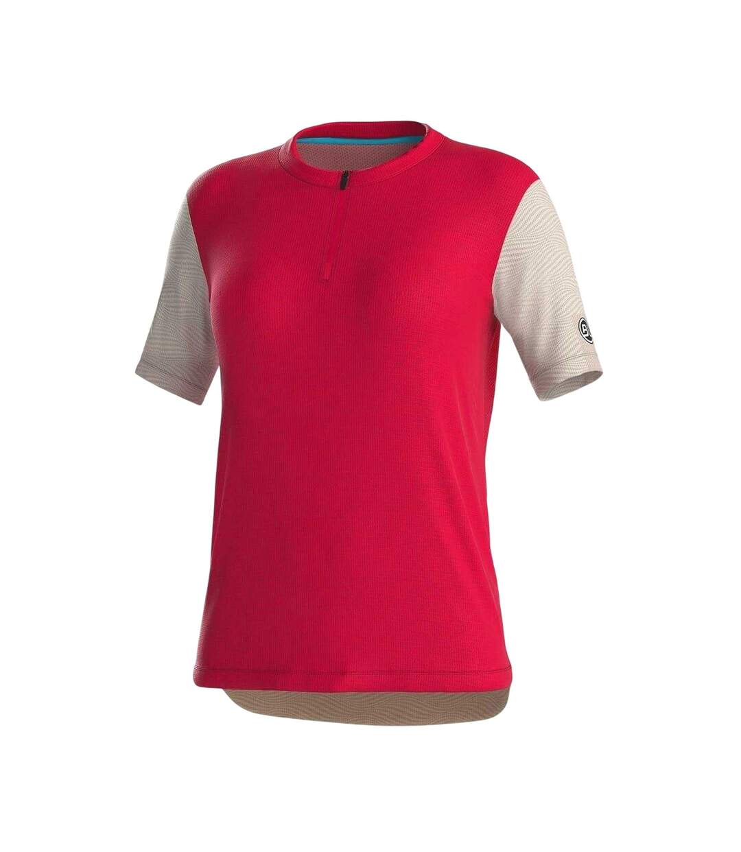 Maillot De Cyclisme Motif/style Blocs De Couleurs Femme Fuchsia Bicycle Line-1