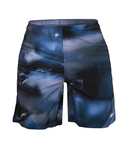 Mens Austin All-over Print Shorts Black Reebok