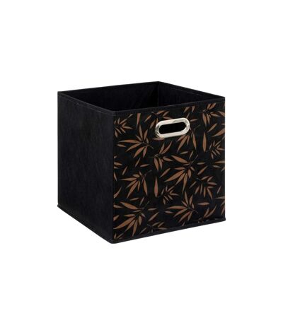 Boîte de Rangement Casual 31x31cm Noir