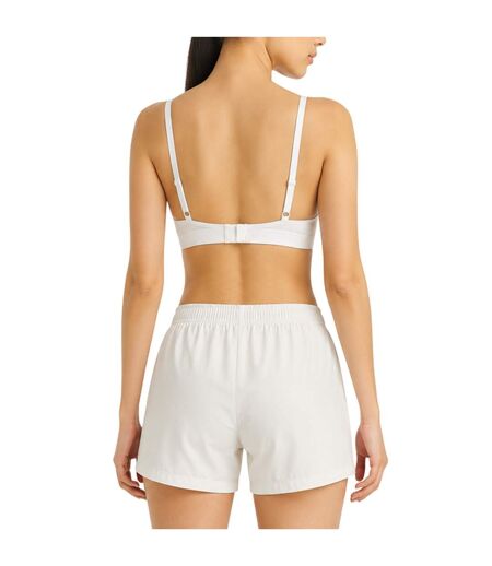 Brassière Motif/style 3 Rayures Essentials Femme Blanc Adidas