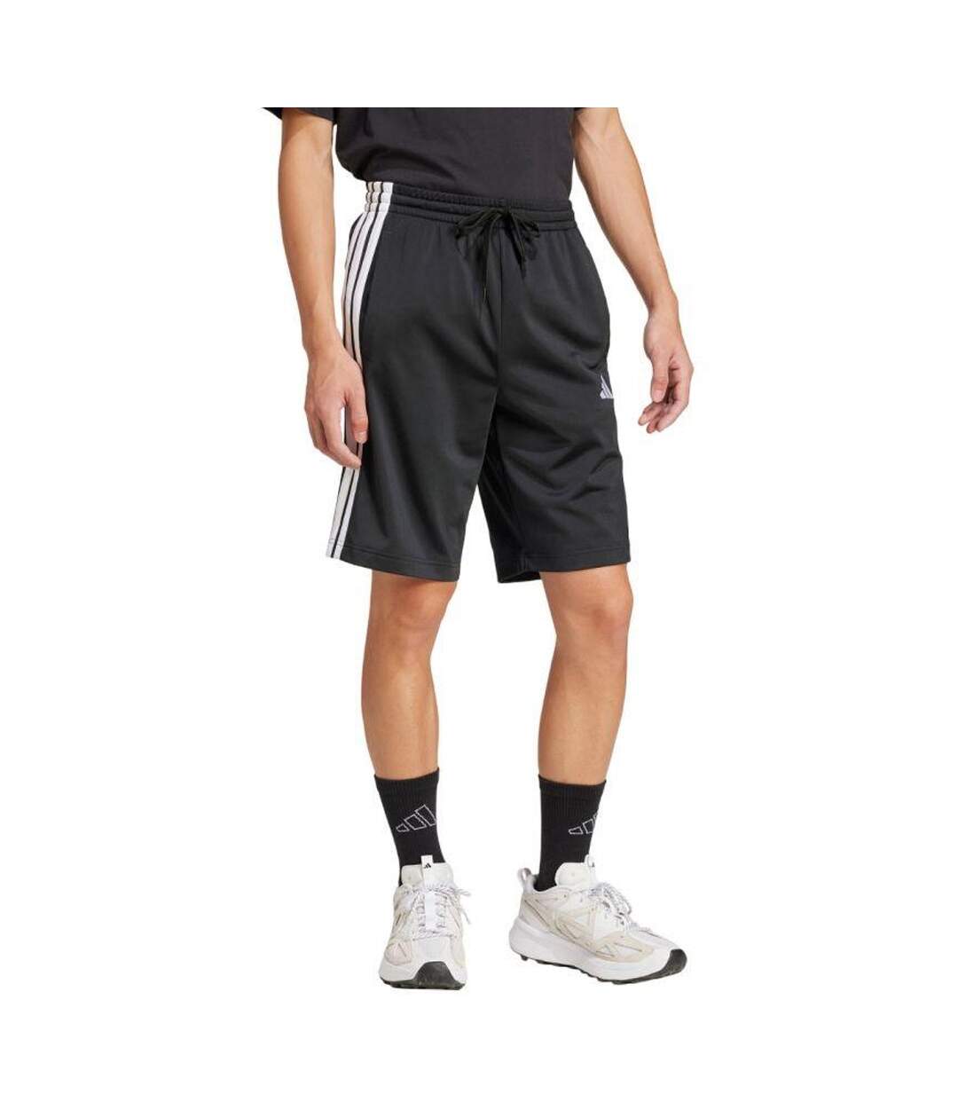 Short Style 3 Rayures Homme Noir Adidas-1
