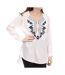 Blouse Blanche Femme Josephin Carmel - S/M