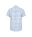 Mountain Warehouse Mens Checked Easy-Care Shirt (Blue) - UTMW919