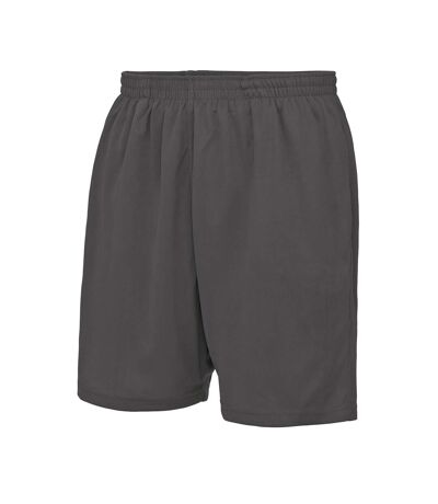 Mens Sports Shorts Charcoal Just Cool