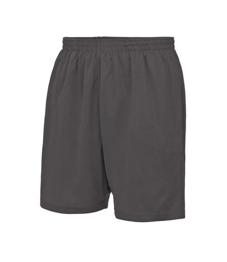 Mens Sports Shorts Charcoal Just Cool