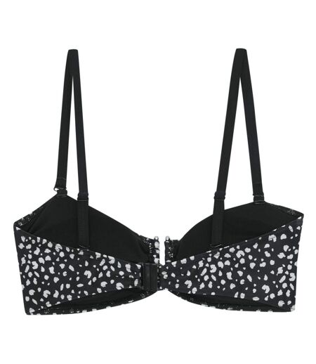 Haut De Maillot De Bain Aceana Femme Noir Blanc Regatta
