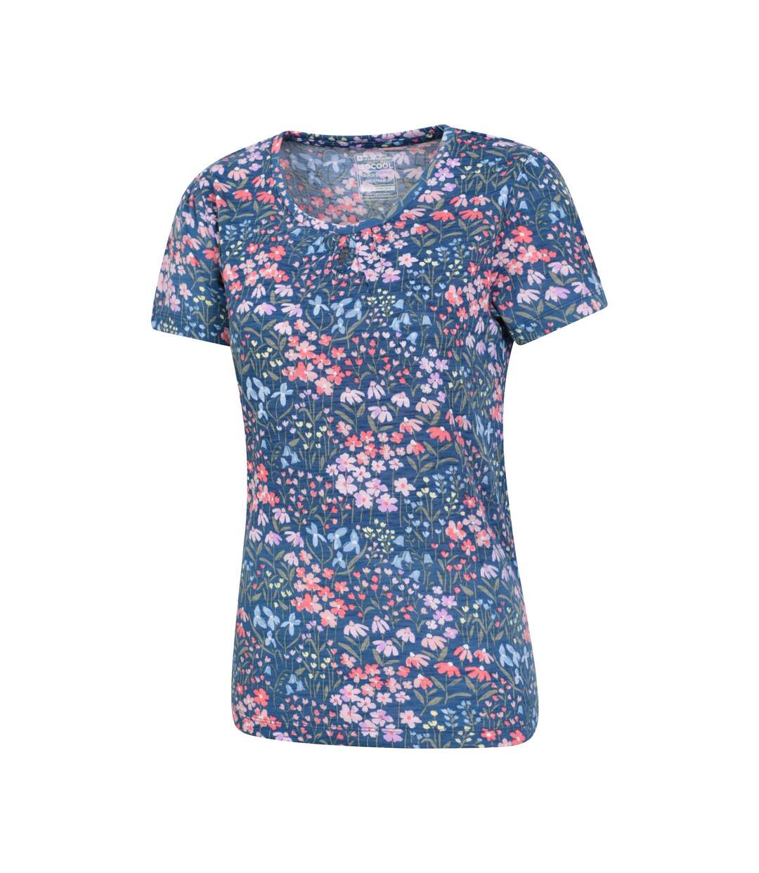 T-shirt devon femme bleu marine Mountain Warehouse-3