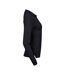 Tee Jays Womens/Ladies Luxury Stretch Long-Sleeved Polo Shirt (Black)